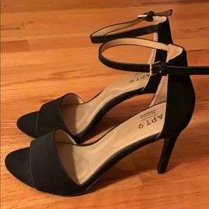 Brand New Black Stiletto Sandal